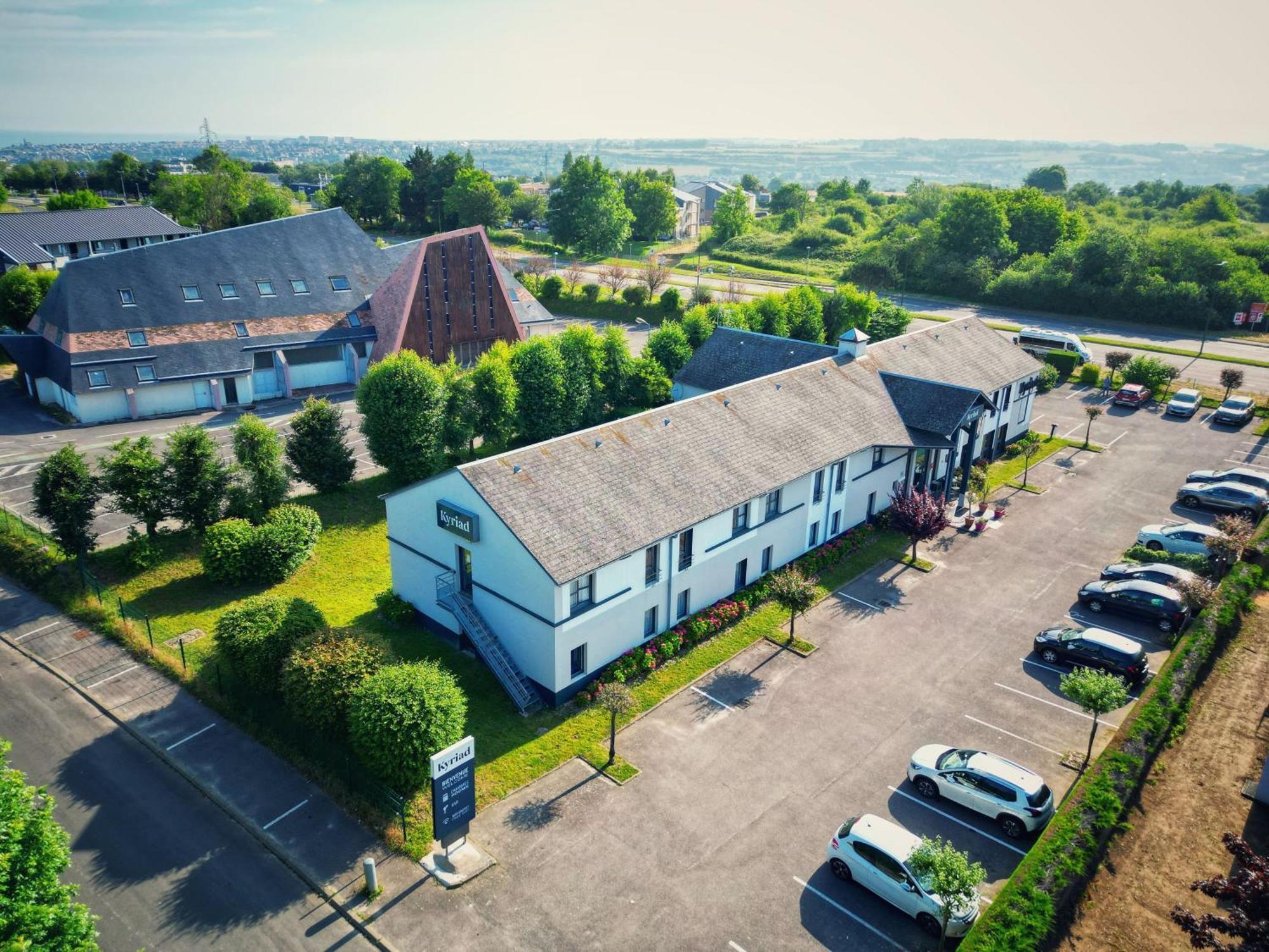 Hotel Kyriad Dieppe Saint-Aubin-sur-Scie Eksteriør billede